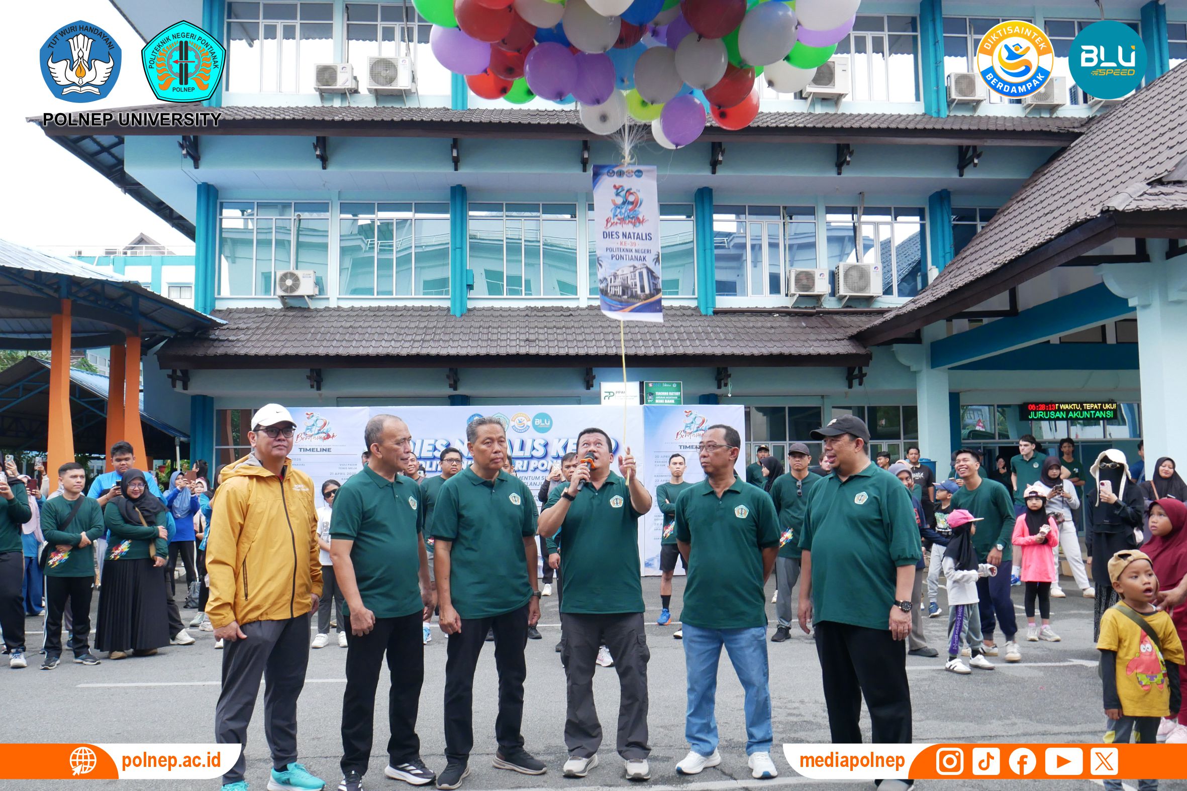 UPA TIK Dukung Kemeriahan Dies Natalis ke-39 Polnep Lewat Siaran Langsung YouTube