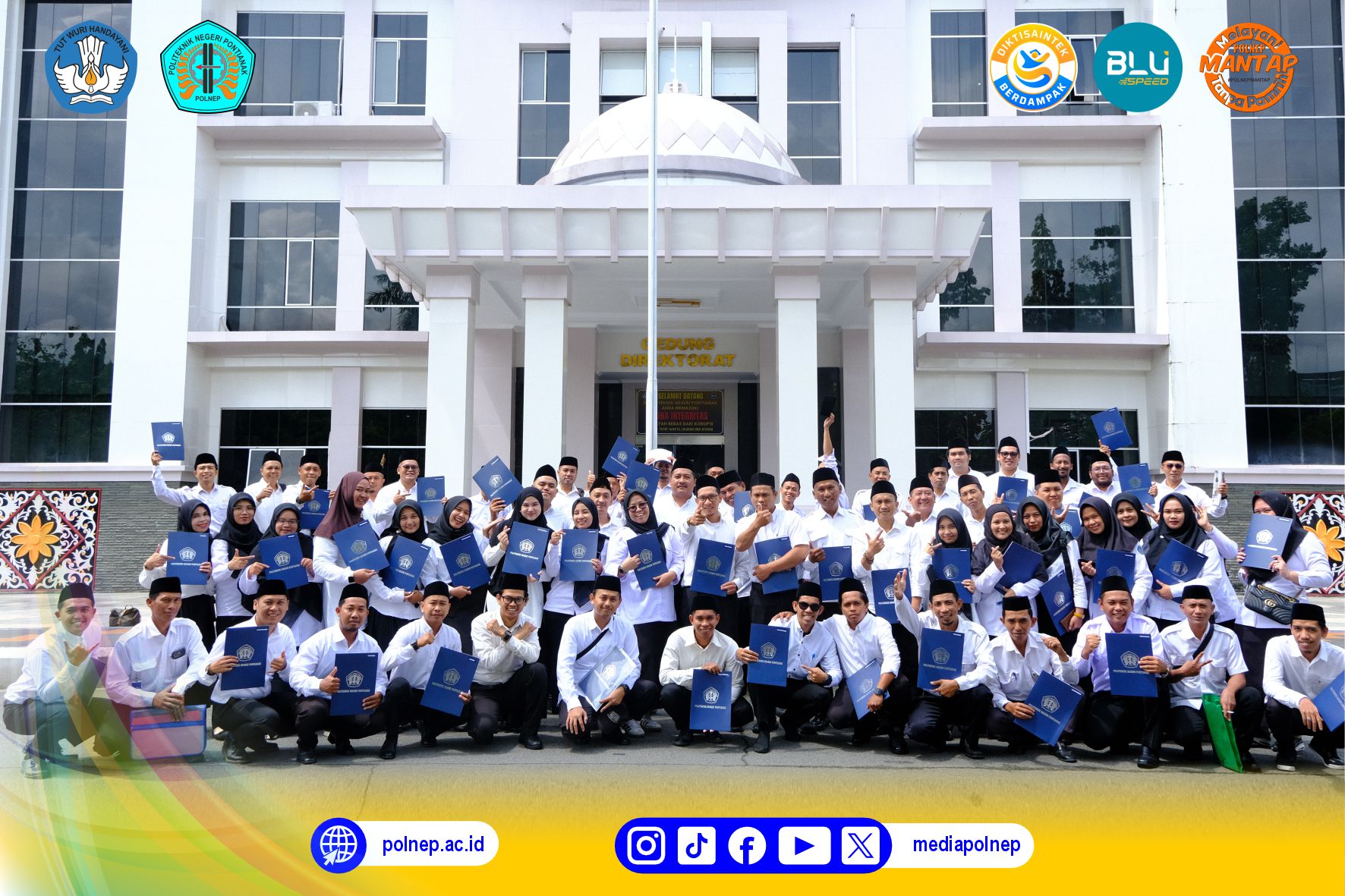 Tiga Staf UPA TIK Polnep Resmi Berstatus PPPK, Perkuat Fondasi SDM Kampus